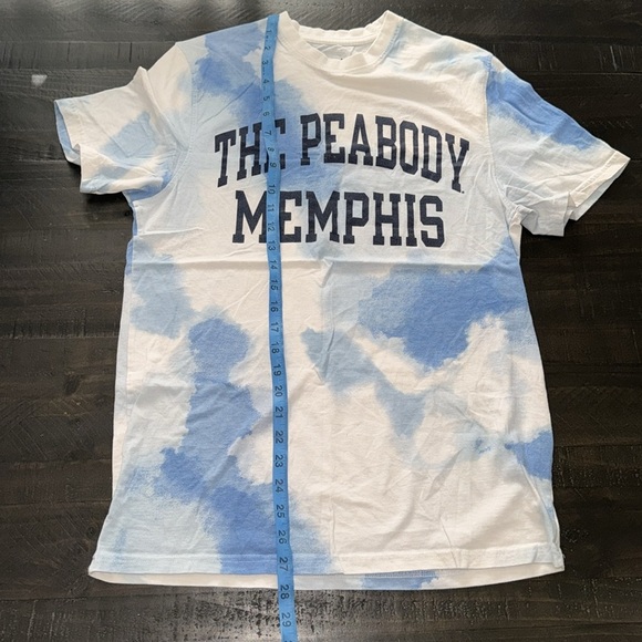 The Peabody Memphis Blue Tie-Dye Short Sleeve T-Shirt Champion Brand Adult MED - Picture 8 of 13